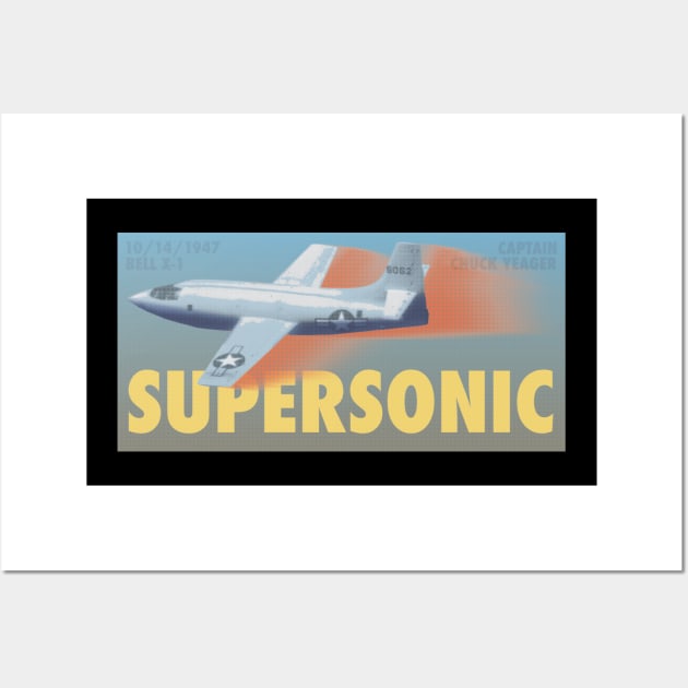 Supersonic Wall Art by KilburKilbur